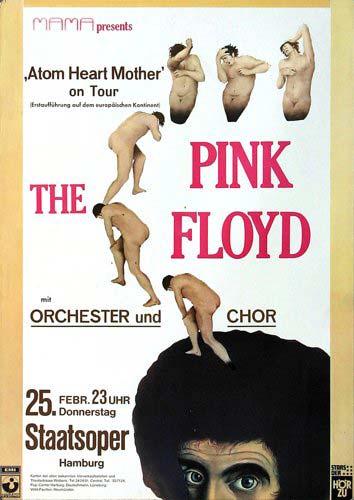 Pink Floyd 25.2.1971 Hamburg, Poster