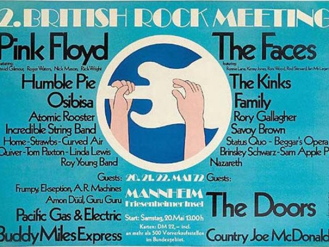 Pink Floyd 1972 Germersheim Poster