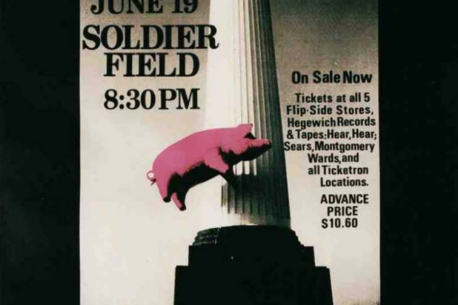 Pink Floyd 19.6.1977 Chicago Poster