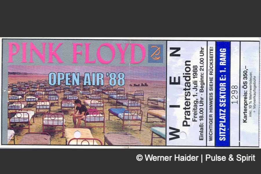 Pink Floyd 1.7.1988 Wien Ticket