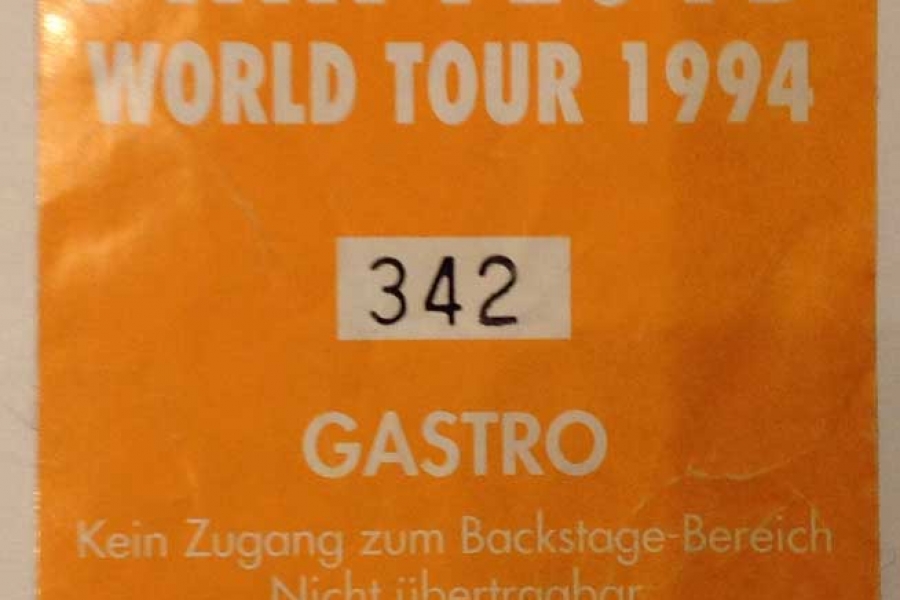 1994 Pink Floyd K&ouml;ln Ticket