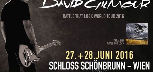 David Gilmour 2016 Wien Poster