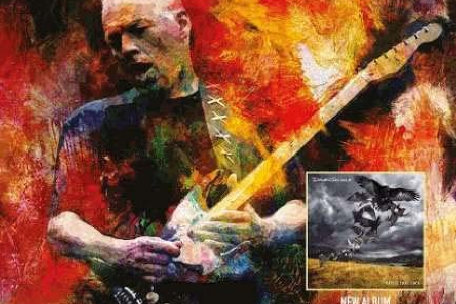 David Gilmour 2016 Wien Poster