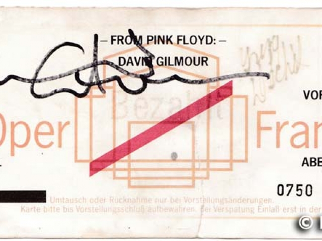 David Gilmour 15.4.1984 Frankfurt Alte Oper