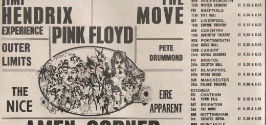 Pink Floyd 1967 Jimi Hendrix