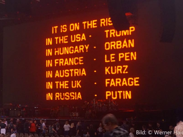 Roger Waters 16.5.2018 Wien Stadthalle