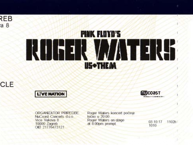 Roger Waters 6.5.2018 Zagreb Arena