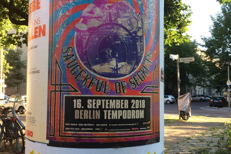 Nick Mason 16.9.2018 Berlin Poster