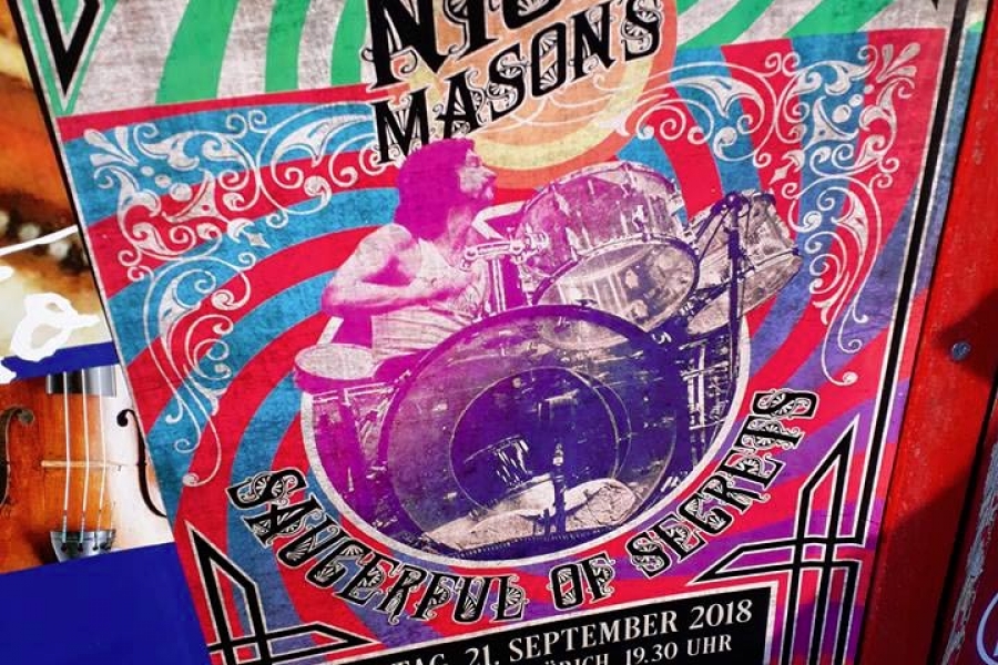 Nick Mason 21.9.2018 Z&uuml;rich Poster