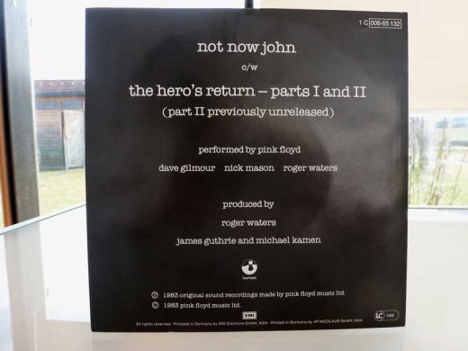 Not Now John (Single)