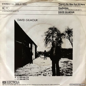 David Gilmour &ndash; There's No Way Out Of Here (Single)