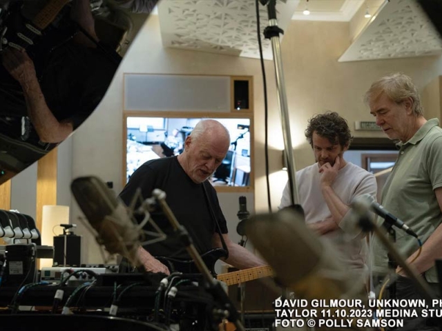 David Gilmour &amp; Phil Taylor, Medina Studio, 2023