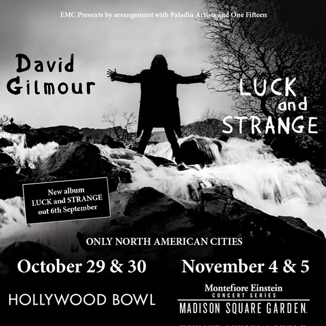 David Gilmour Tour 2024 Luck and Strange Shows in Los Angeles und New