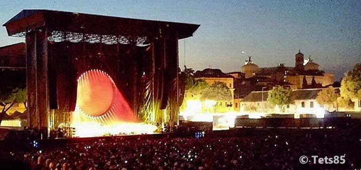 David Gilmour 2.7.2016 Rom Circus Maximus