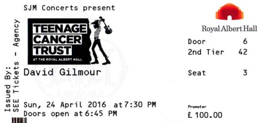 David Gilmour 24.4.2016 London Teenage Cancer Trust
