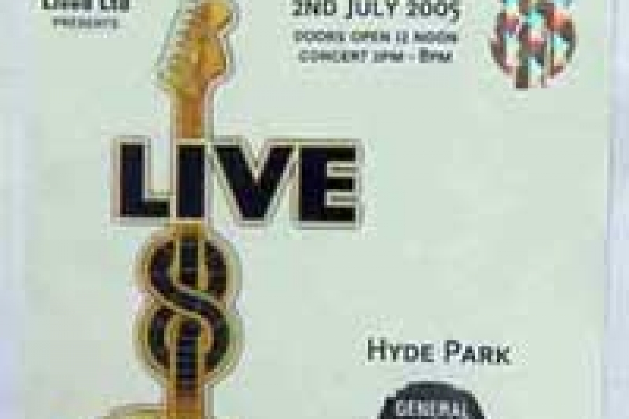 Pink Floyd Live 8 Ticket