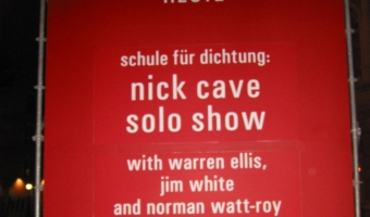 Nick Cave 30.10.2002 Wien Burgtheater